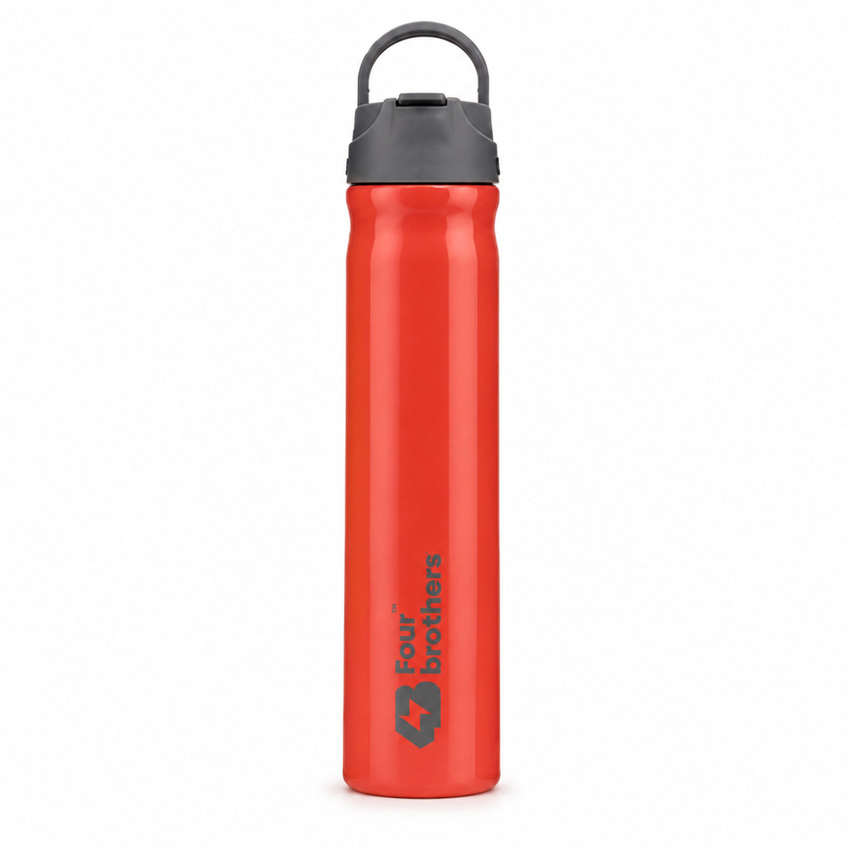 Four Brothers Stainless Steel Sipper Bottle ( Sippy ) – Single Wall, Leakproof Straw Water Bottle