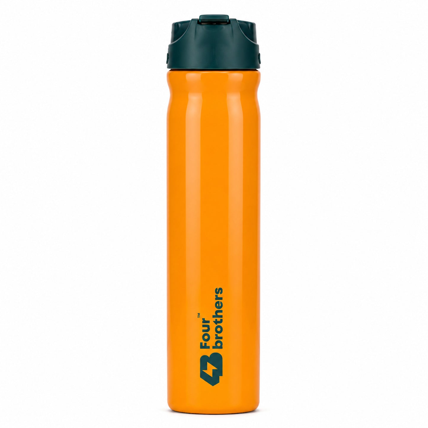 Four Brothers Stainless Steel Sipper Bottle ( Sippy ) – Single Wall, Leakproof Straw Water Bottle