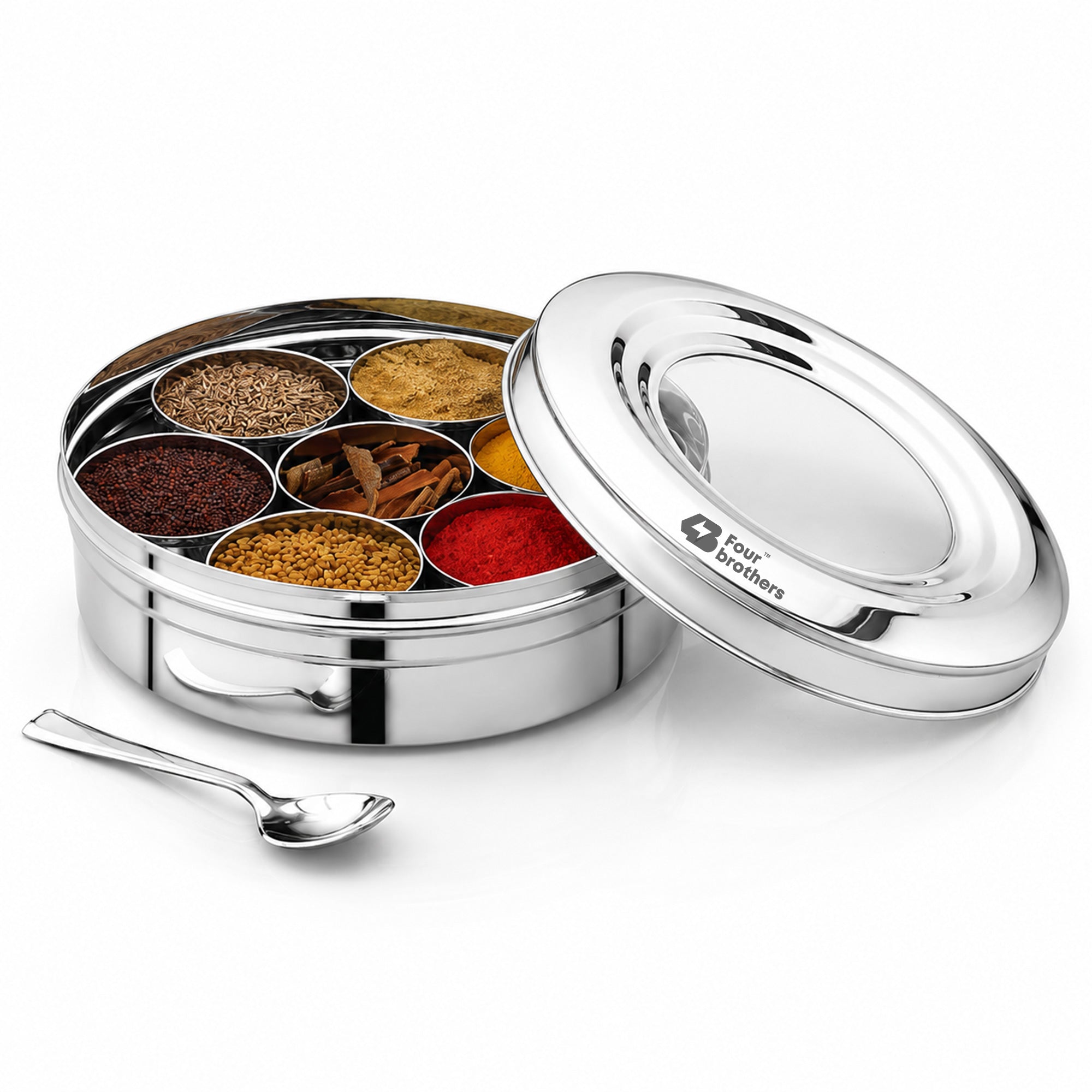 7 in 1 Spice Box -Stainless Steel