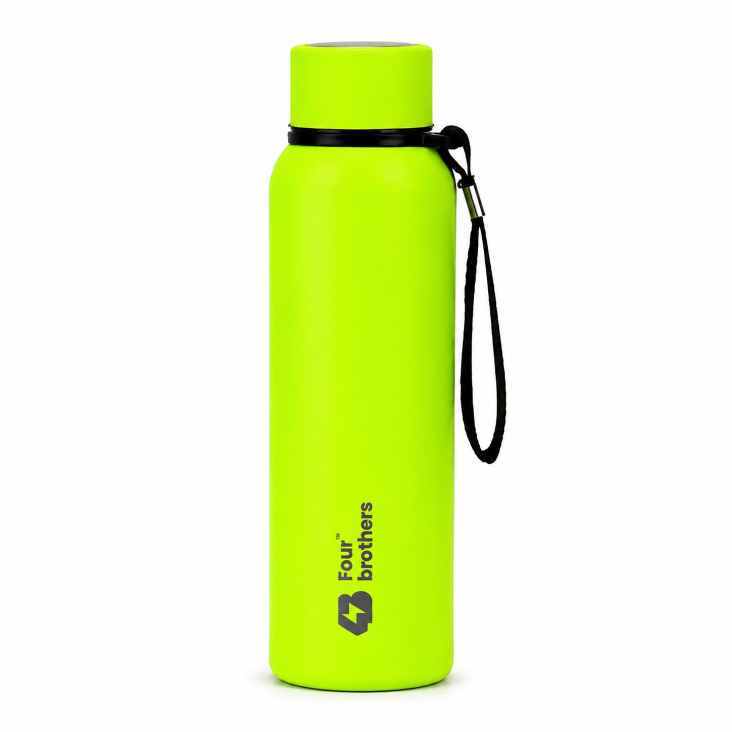 Four Brothers Insulated Water Bottle( Storm ) – 18Hr Hot & 24Hr Cold Stainless Steel Flask (Leakproof)