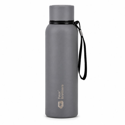 Four Brothers Insulated Water Bottle( Storm ) – 18Hr Hot & 24Hr Cold Stainless Steel Flask (Leakproof)