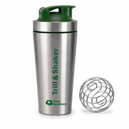 Four Brothers Stainless Steel Trill & Shaker Bottle