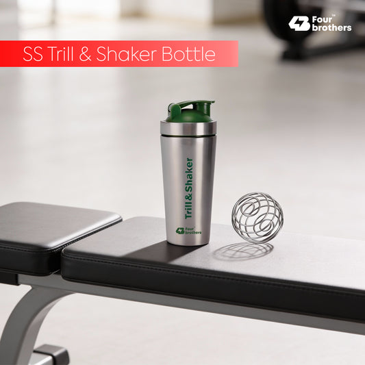 Four Brothers Stainless Steel Trill & Shaker Bottle
