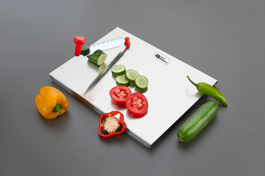 Royal Cutting/Chopping Board with Dual Blade – Premium Stainless Steel