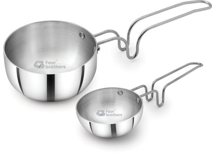 Vagaria Aluminium Tadka Pan -Light, Efficient & Indian Kitchen Ready