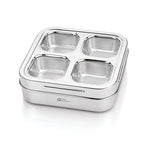 Matrix Stainless Steel Spice & Dry Fruit Box, 4 in 1 | Four Brothers