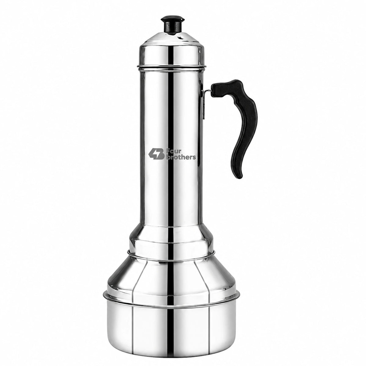 Puttu Kodam Stainless Steel Puttu Maker, Flat and Bulging | Four Brothers