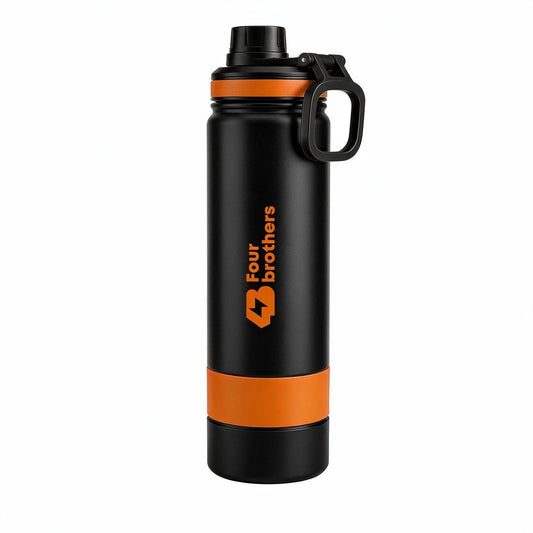 Four Brothers Ranger Insulated Stainless Steel Water Bottle – 18 Hours Hot, 24 Hours Cold