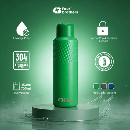 Aqua Flask Double Wall Inside Steel Water Bottle
