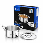 Tri-Ply Stainless Steel Stew Pot with Lid | Four Brothers