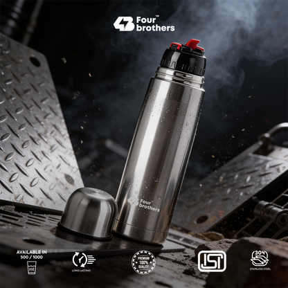Bullet Flask 1000ml + FREE S.S Bottle (Limited Offer)