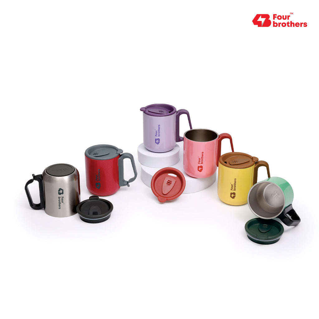 Bunny Coffee Mug with Lid – Double Wall | 304 Stainless Steel (250ml)