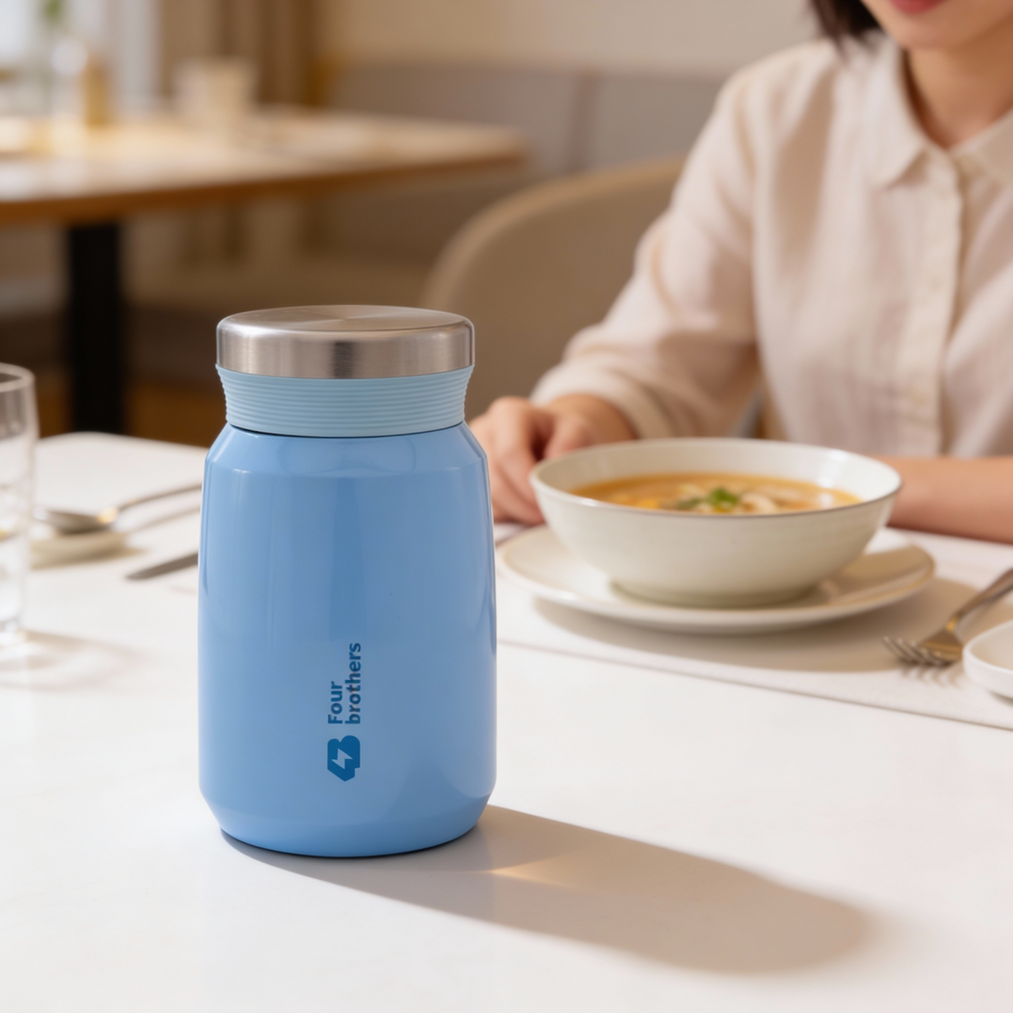 Captain Sambar and Soup Jar for lunch box