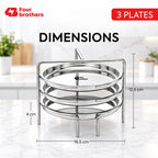 Dhokla Stand, Thattu Idly Stand Stainless Steel Steamer Plate | Four Brothers
