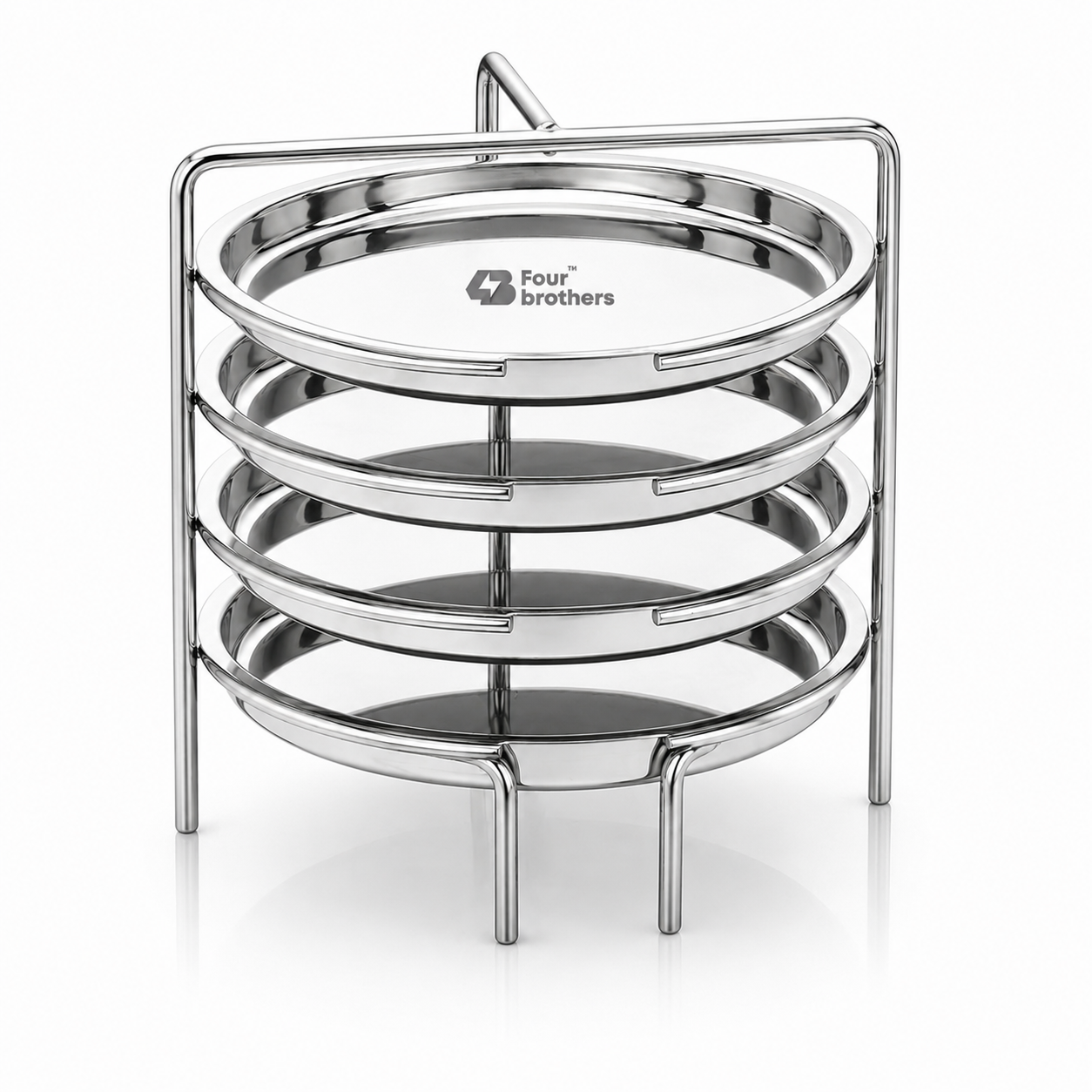Dhokla Stand / Thattu Idly Stand – Stainless Steel Steamer Plate