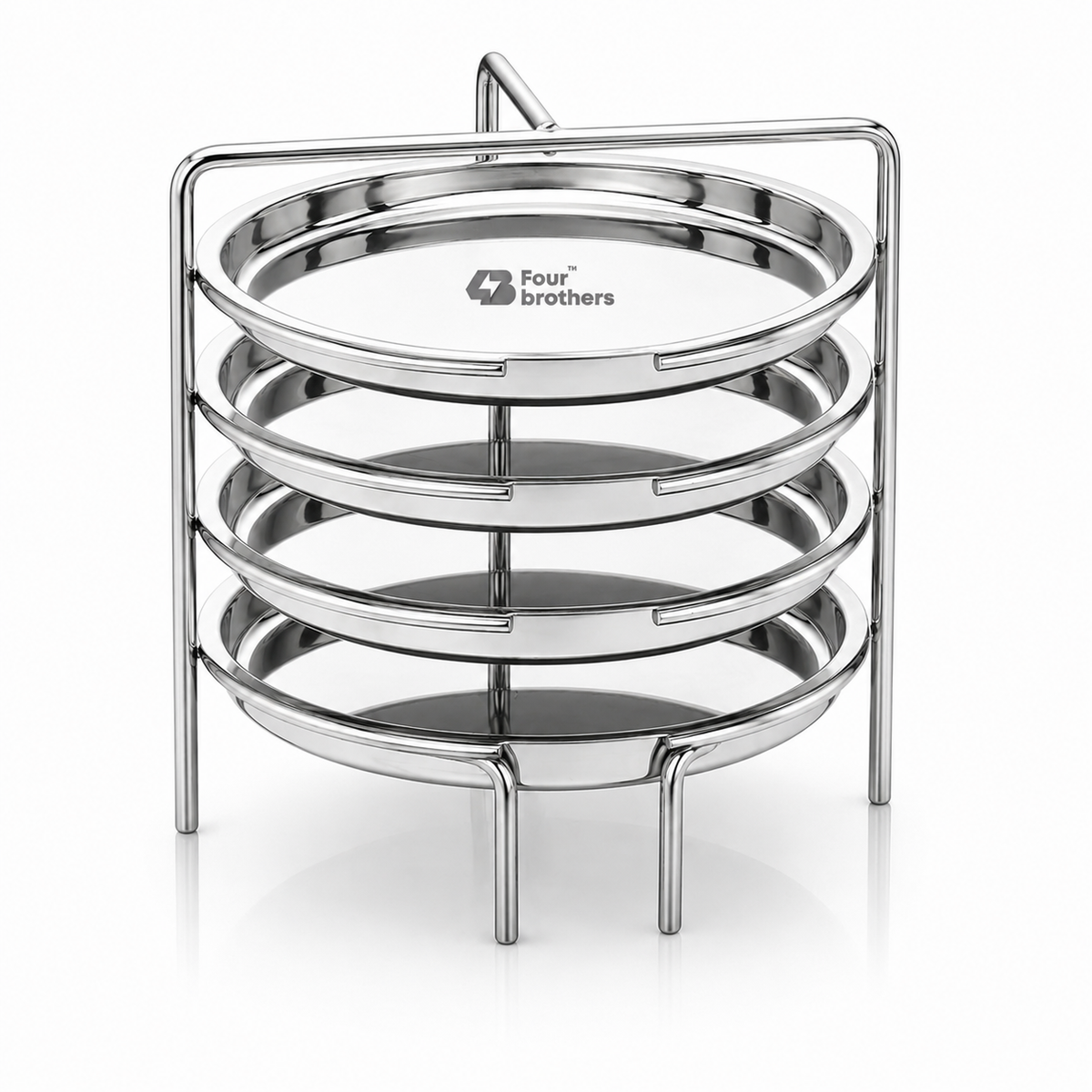 Dhokla Stand / Thattu Idly Stand – Stainless Steel Steamer Plate