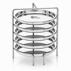 Dhokla Stand / Thattu Idly Stand – Stainless Steel Steamer Plate