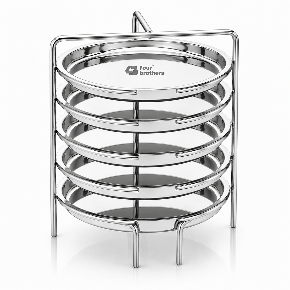 Dhokla Stand / Thattu Idly Stand – Stainless Steel Steamer Plate