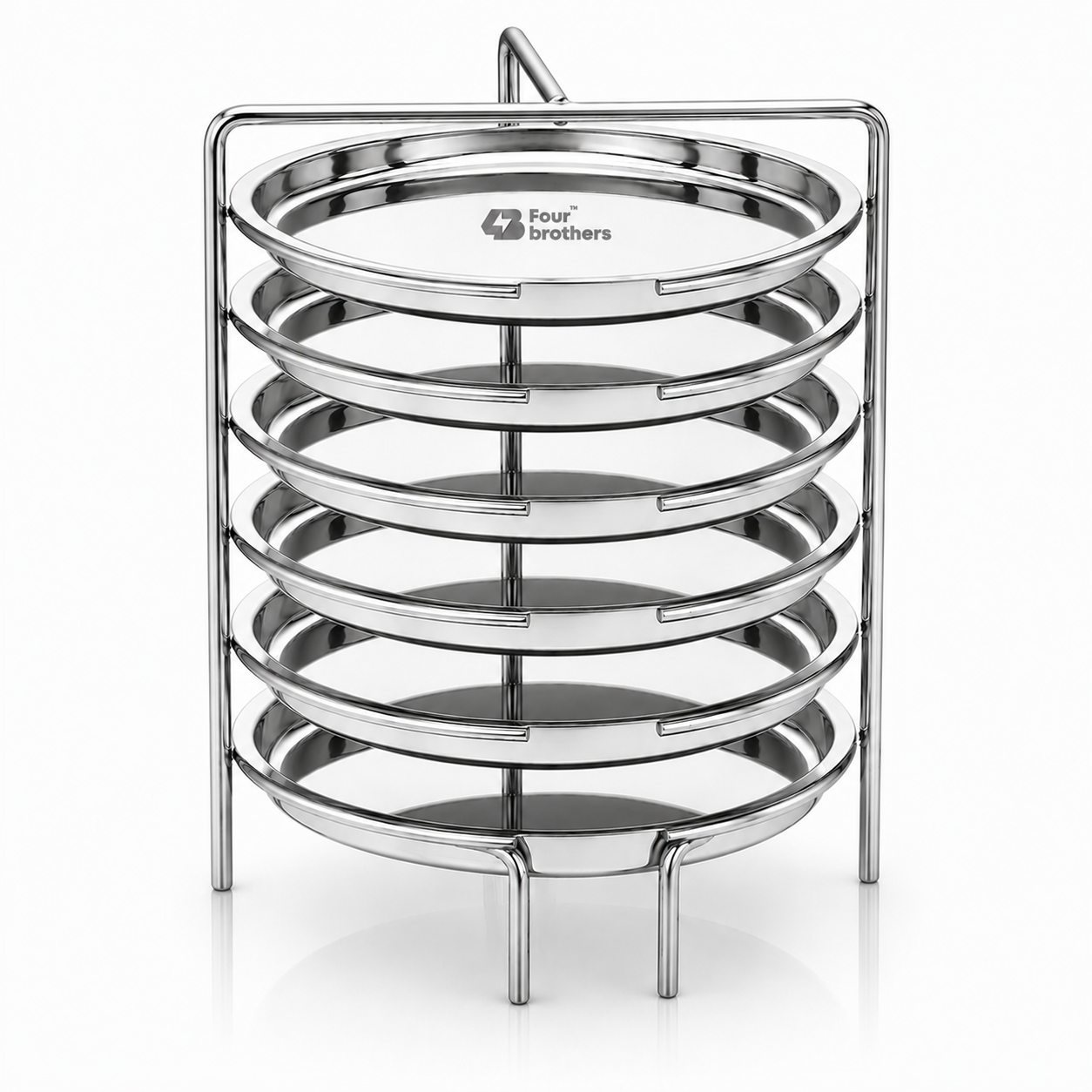 Dhokla Stand / Thattu Idly Stand – Stainless Steel Steamer Plate