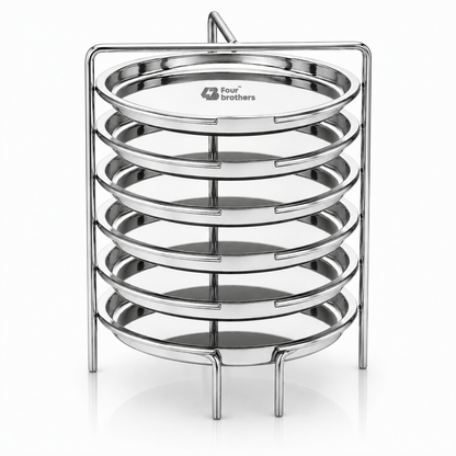 Dhokla Stand / Thattu Idly Stand – Stainless Steel Steamer Plate