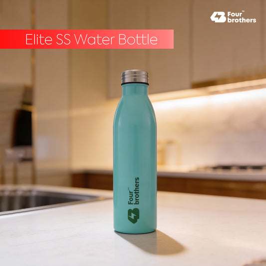 Four Brothers Stainless Steel Water Bottle ( Elite )– Single Wall, Leakproof, Lightweight