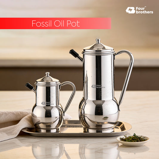 Fossil Oil Storage Pot Stainless Steel