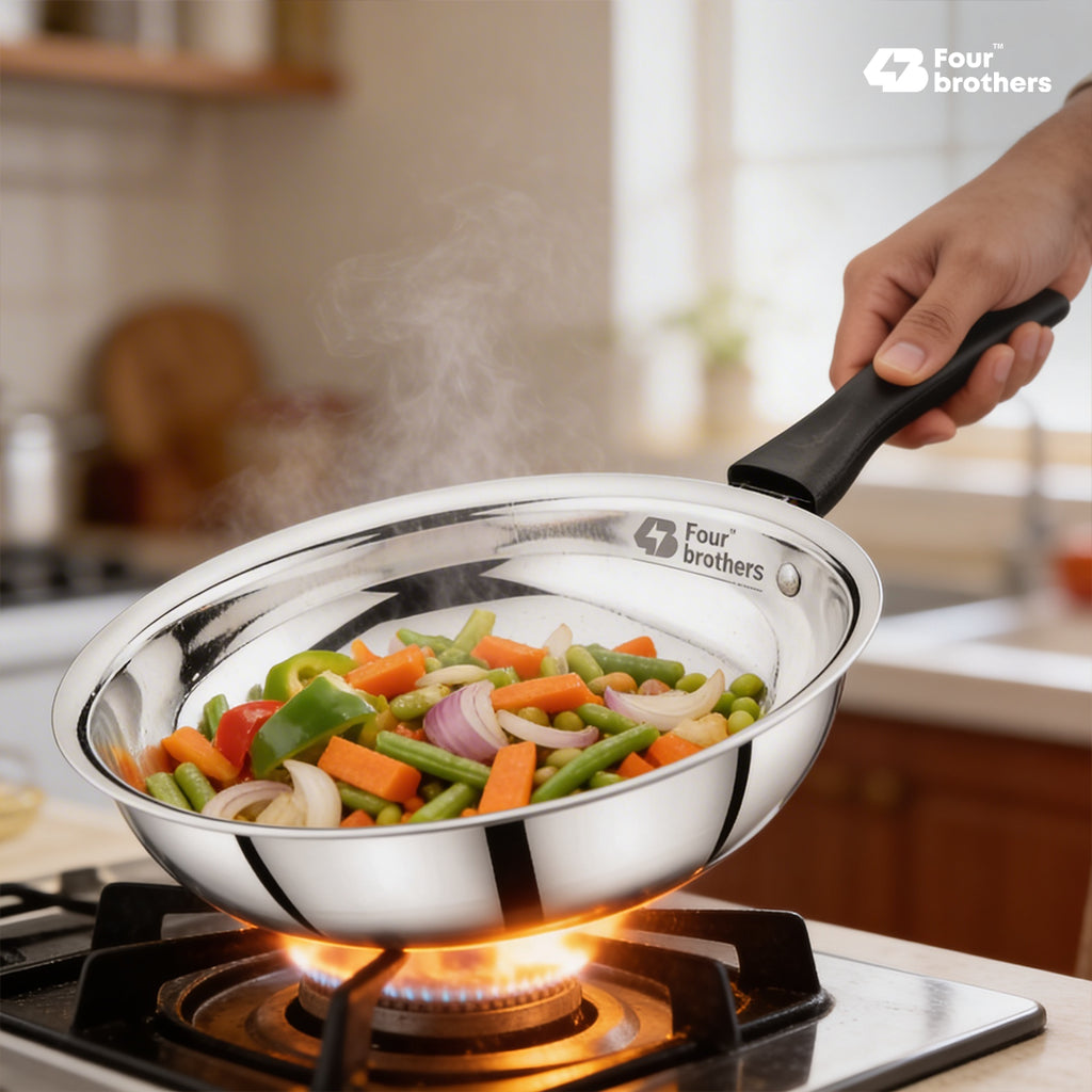 Four Brothers – Premium Stainless Steel Frypan