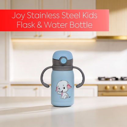 Joy Double Wall Inside 304 S.S Water Bottle for Kids – 300ml