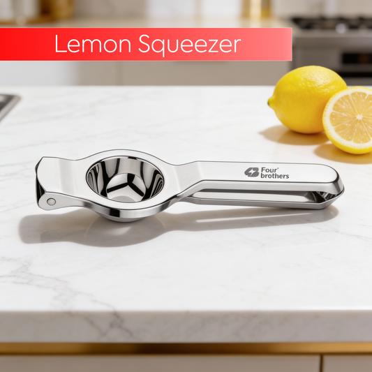 Lemon Squeezer with Bottle Opener – 2‑in‑1 Stainless Steel Citrus Press