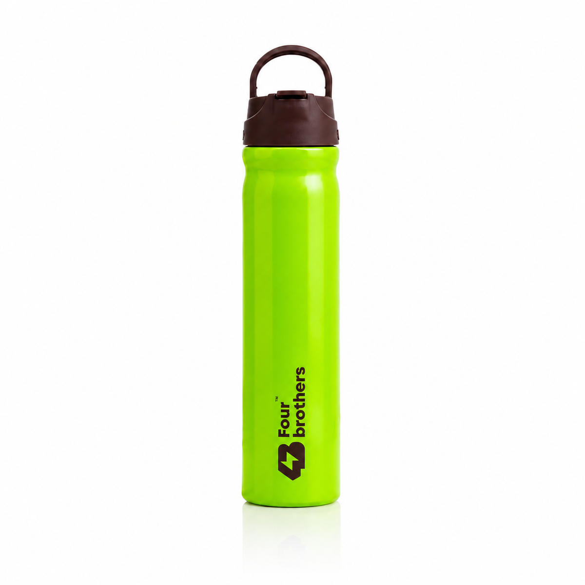 Four Brothers Stainless Steel Sipper Bottle ( Sippy ) – Single Wall, Leakproof Straw Water Bottle