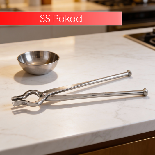 Stainless Steel Pakad for Kitchen (Tong) — Strong. Hygienic. Versatile.