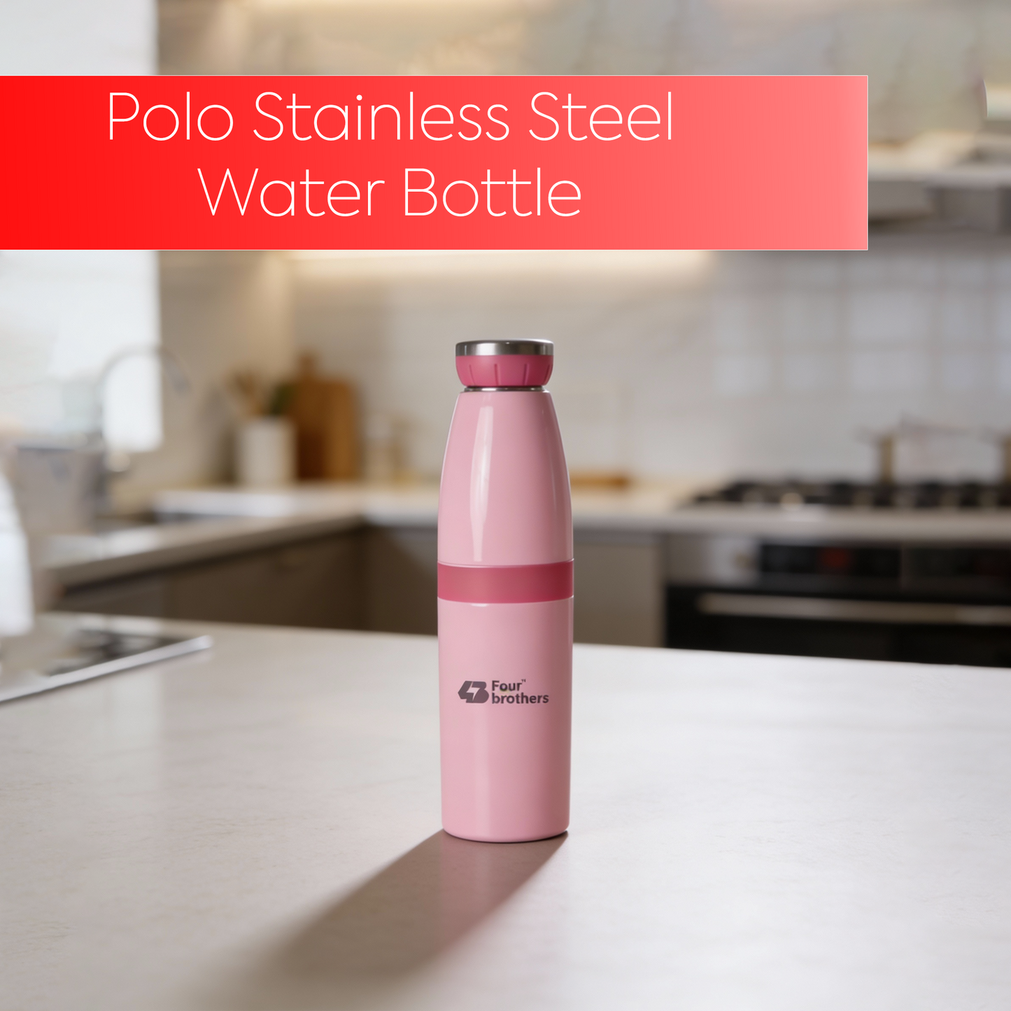 Polo Stainless Steel Water Bottle (Four Brothers)