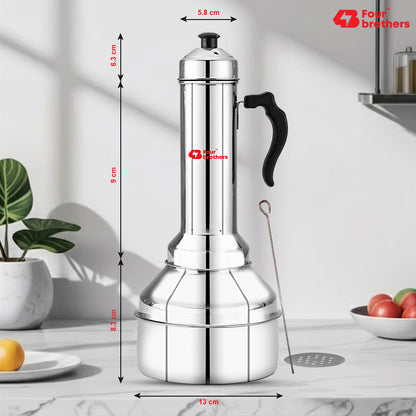 Puttu Kodam – Traditional Stainless Steel Puttu Maker