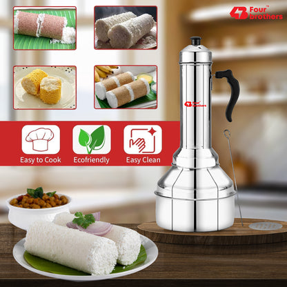 Puttu Kodam – Traditional Stainless Steel Puttu Maker