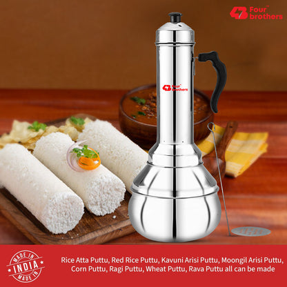 Puttu Kodam – Traditional Stainless Steel Puttu Maker