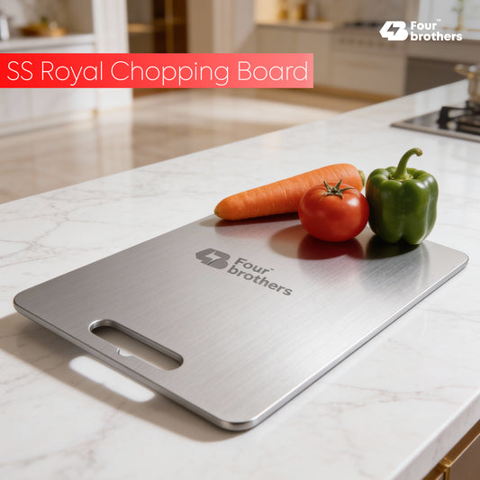 Royal Steel Chopping Board – Heavy Duty, 100% Food Grade Stainless Steel