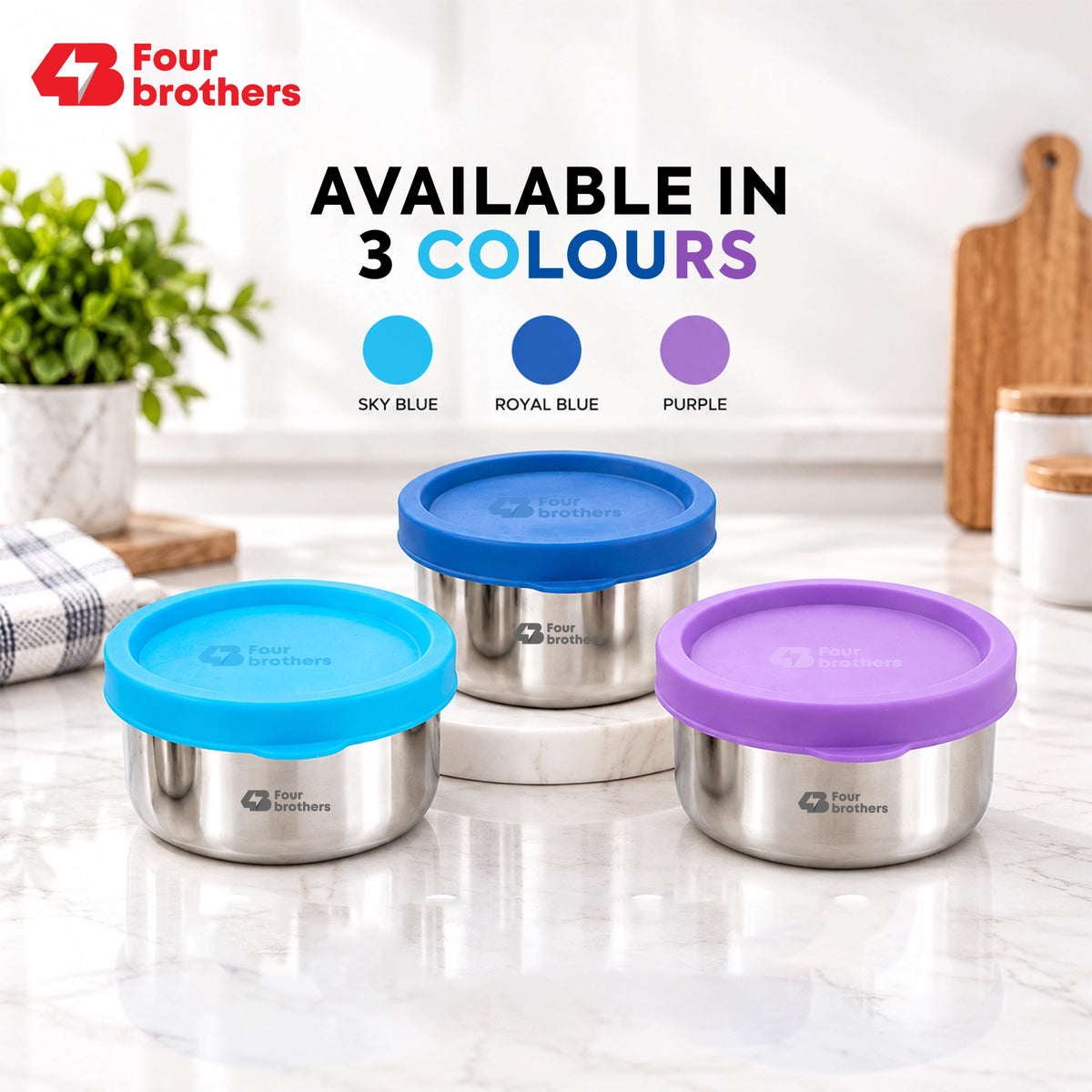 Tiny Dabbi Addon Stainless Steel Leak Proof Container | Four Brothers