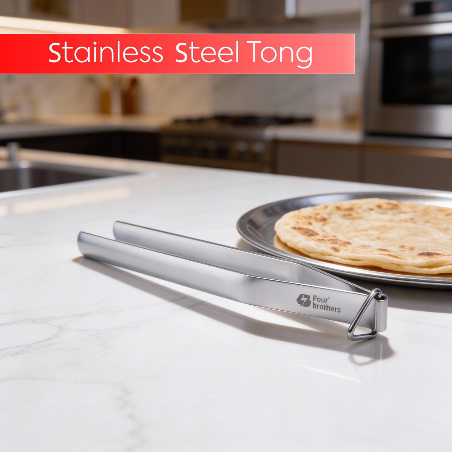 Cooking Tongs Stainless Steel - Sturdy Grip, Stylish Utility