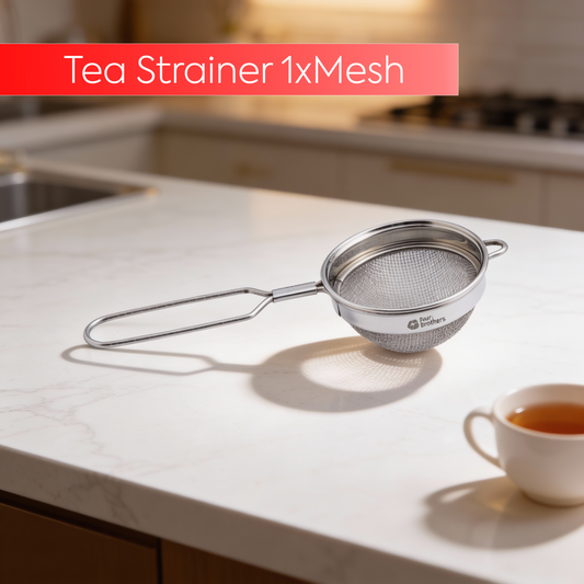 Coffee & Tea Stainless Steel Strainer — Brew Perfectly, Filter Cleanly (Single Mesh)
