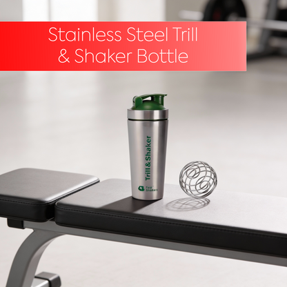 Four Brothers Stainless Steel Trill & Shaker Bottle