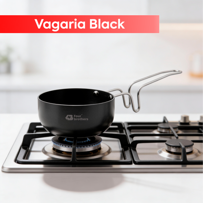 Vagaria Black Hard Anodised Tadka Pan