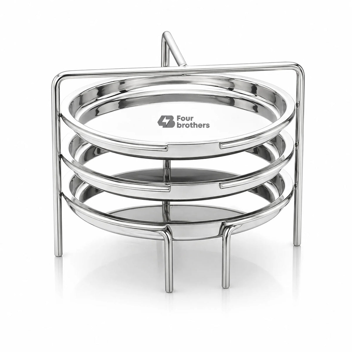 Dhokla Stand, Thattu Idly Stand Stainless Steel Steamer Plate | Four Brothers