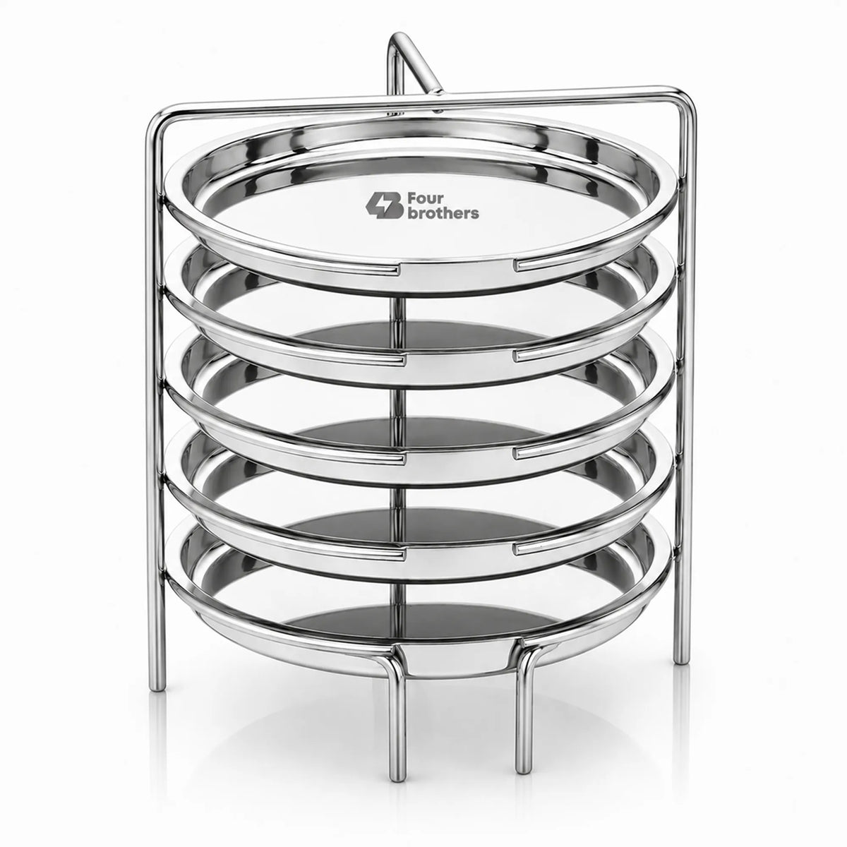 Dhokla Stand, Thattu Idly Stand Stainless Steel Steamer Plate | Four Brothers